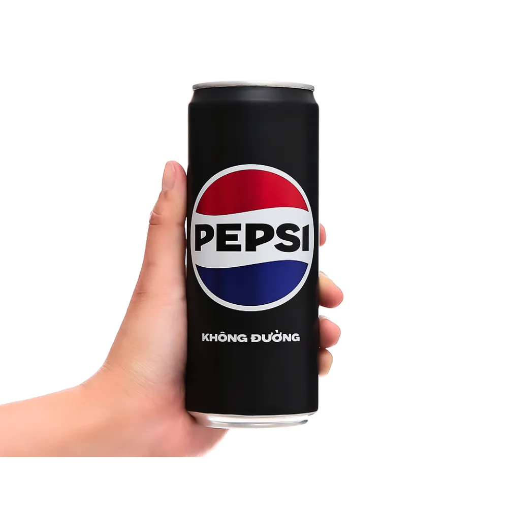 Lốc 6 lon nước ngọt Pepsi không calo 320ml