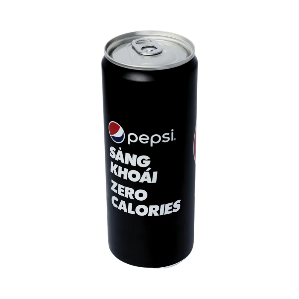Lốc 6 lon nước ngọt Pepsi không calo 320ml
