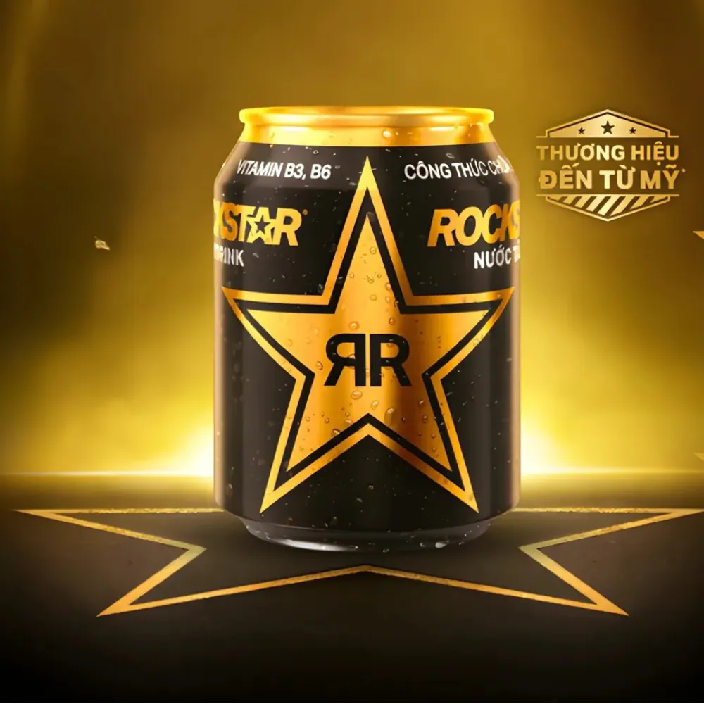 Thùng 24 lon nước tăng lực Rockstar 250ml