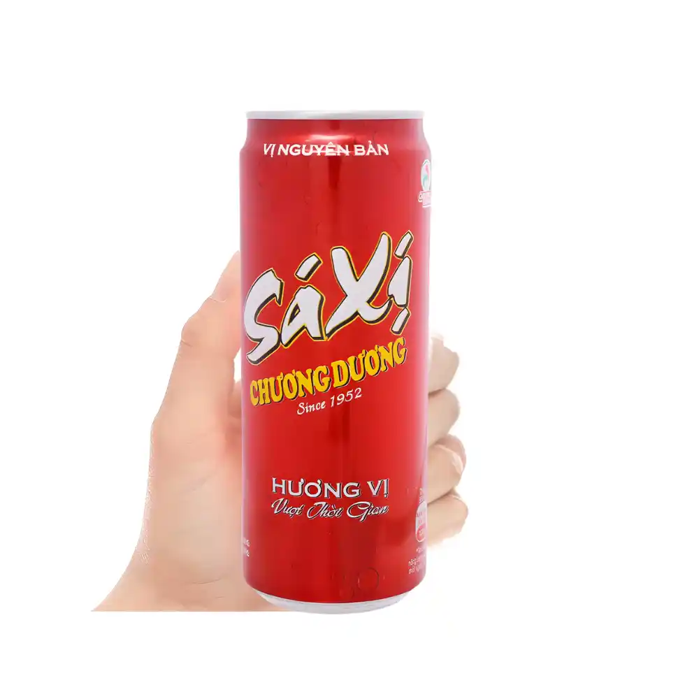 Lốc 6 lon sá xị Chương Dương 320ml