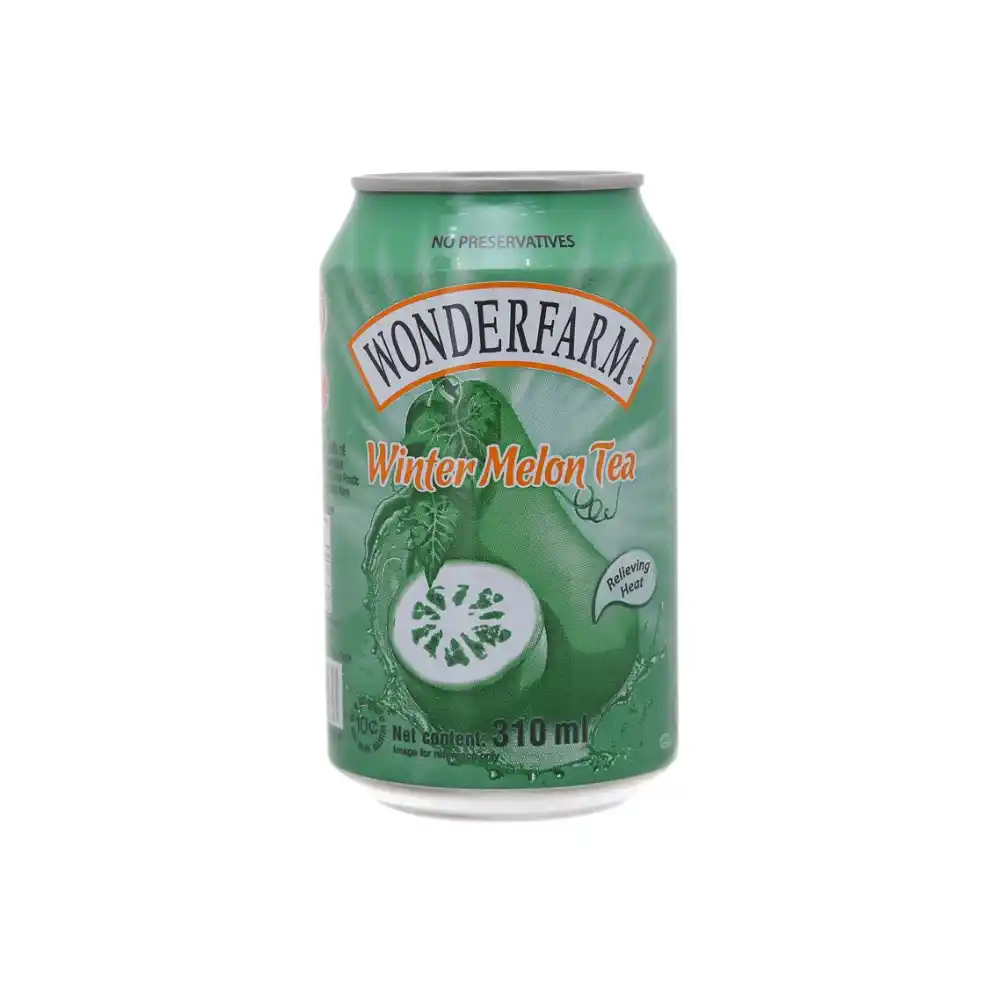 Lốc 6 lon trà bí đao Wonderfarm 310 ml