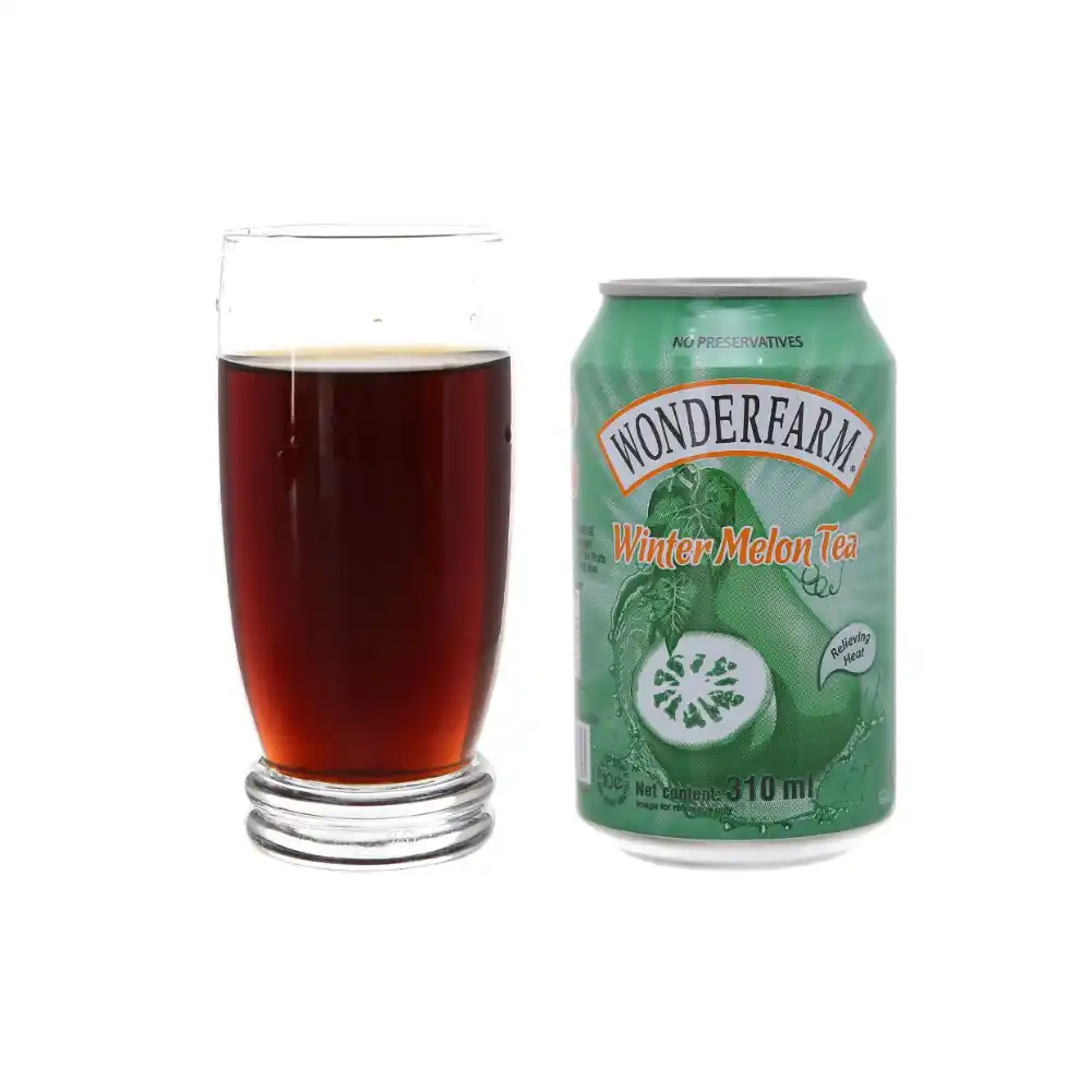 Lốc 6 lon trà bí đao Wonderfarm 310 ml