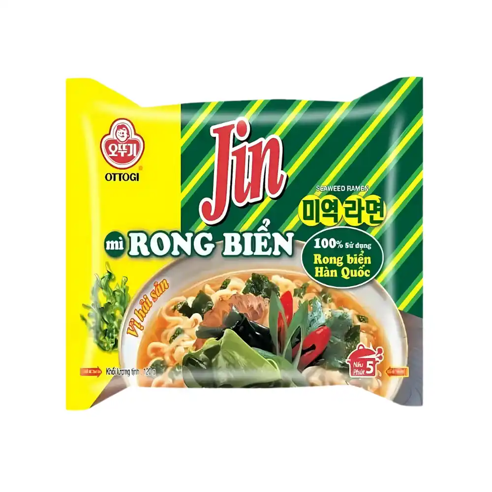 Lốc mì Jin Ottogi vị rong biển 120g/60g