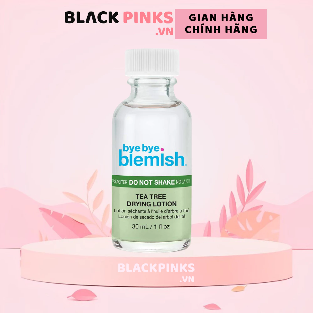 Lotion chấm mụn Bye Bye Blemish mụn sưng viêm/ mụn trắng/ mụn thâm/ mụn trắng nhạy cảm 30ML