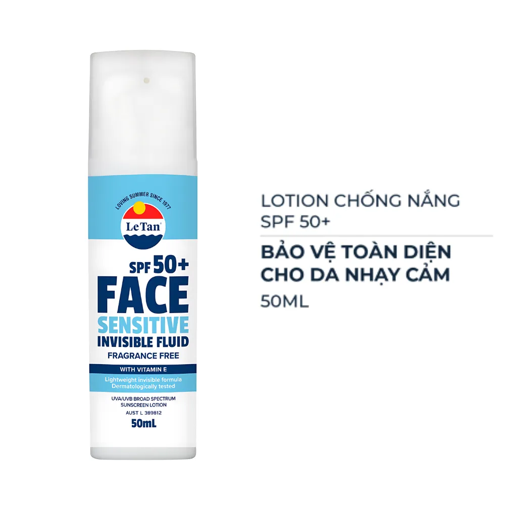 Lotion chống nắng Australis Le Tan SPF50 50ml