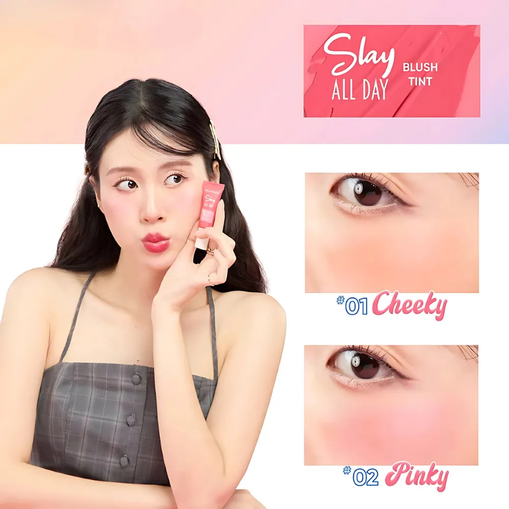 Má hồng dạng kem Silkygirl Slay All Day 10ml