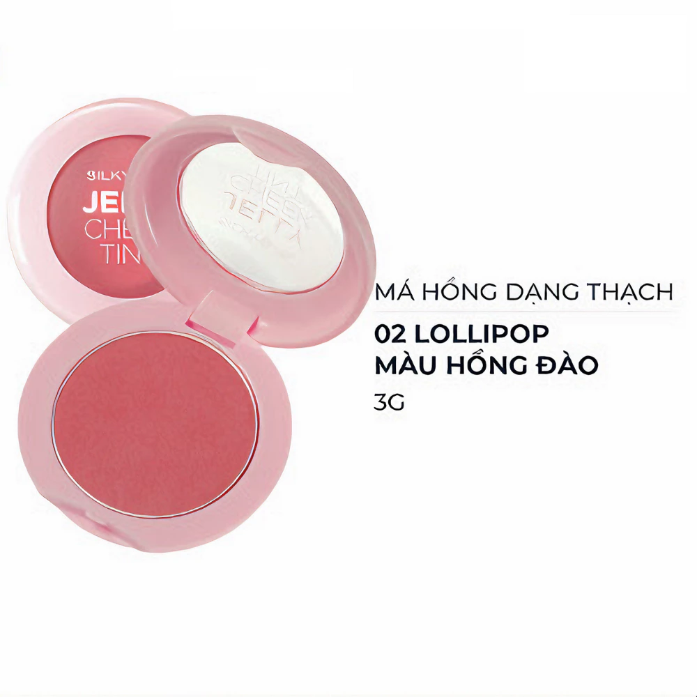 Má hồng dạng thạch Silkygirl 02 Lollipop/03 Popsicle 3g