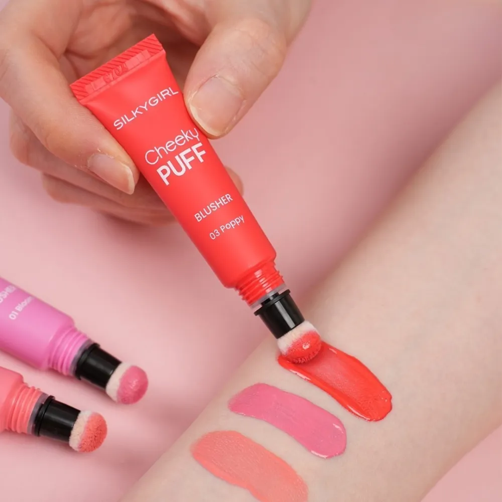 Má hồng dạng kem Silkygirl Cheeky Puff 6ml