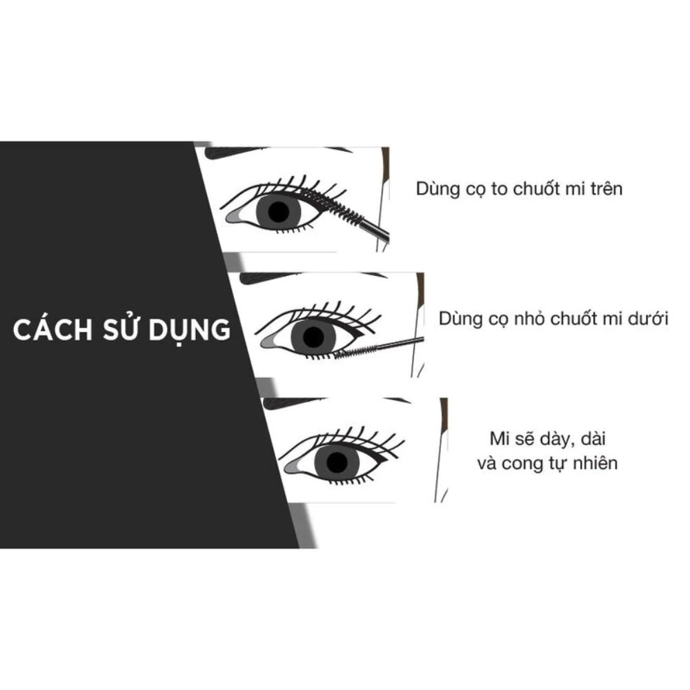 Mascara 2 đầu Browit Professional Duo màu Sexy Black 4g+4g