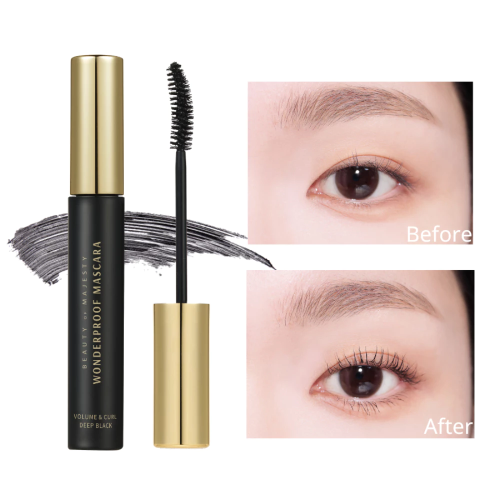 Mascara B.O.M làm dày và cong mi 01 màu đen 8g (nắp vàng)