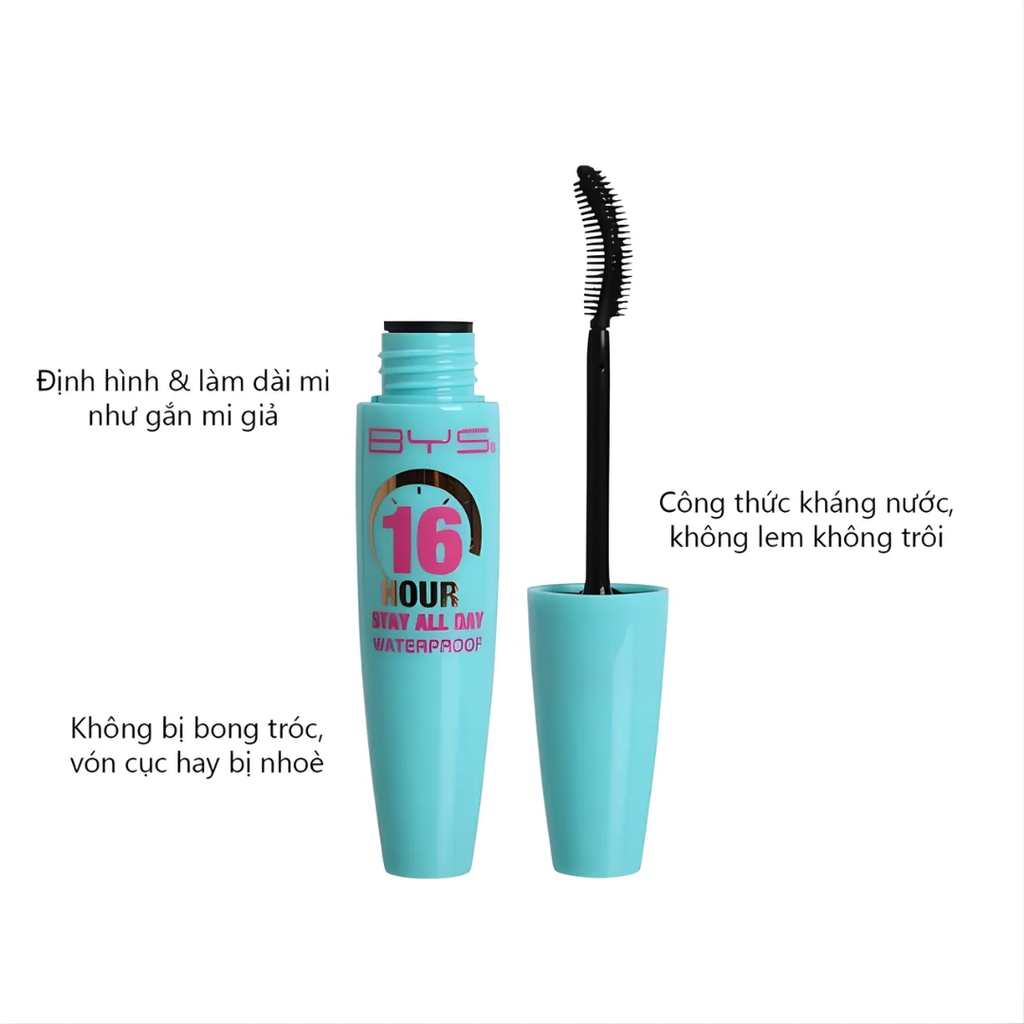 Mascara Bys kháng nước 16h 10ml