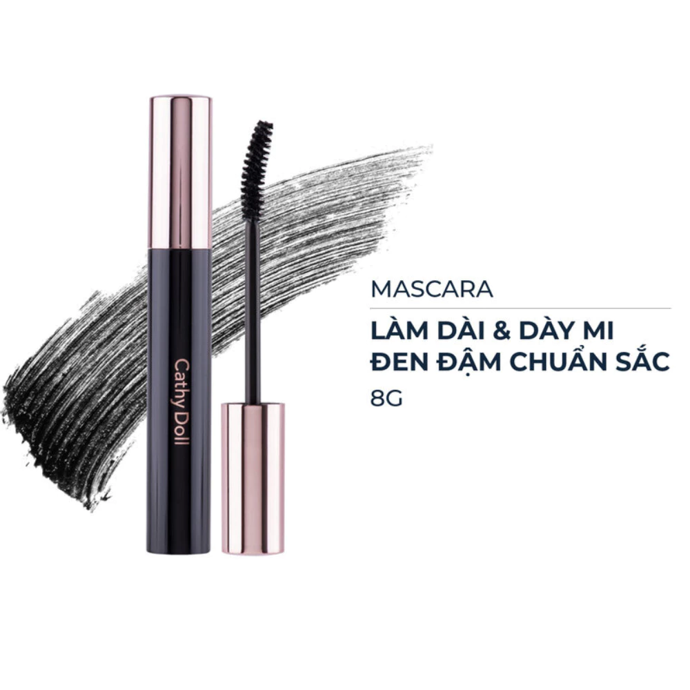 Mascara Cathy Doll làm dài và dày mi chỉ một chuốt 8g
