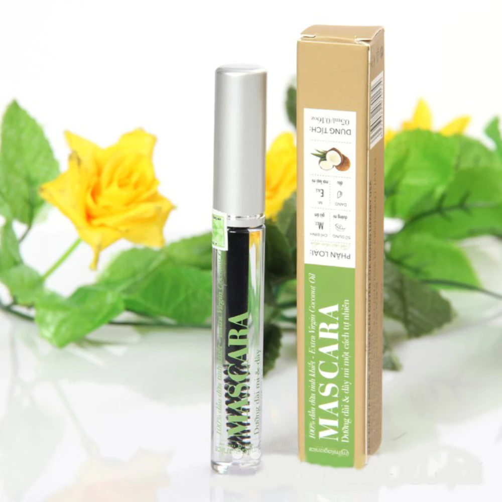 Mascara dưỡng mi Milaganics dầu dừa nguyên chất 5ml