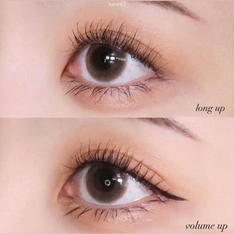Mascara Kissme nâng cong và dày mi màu đen 6g