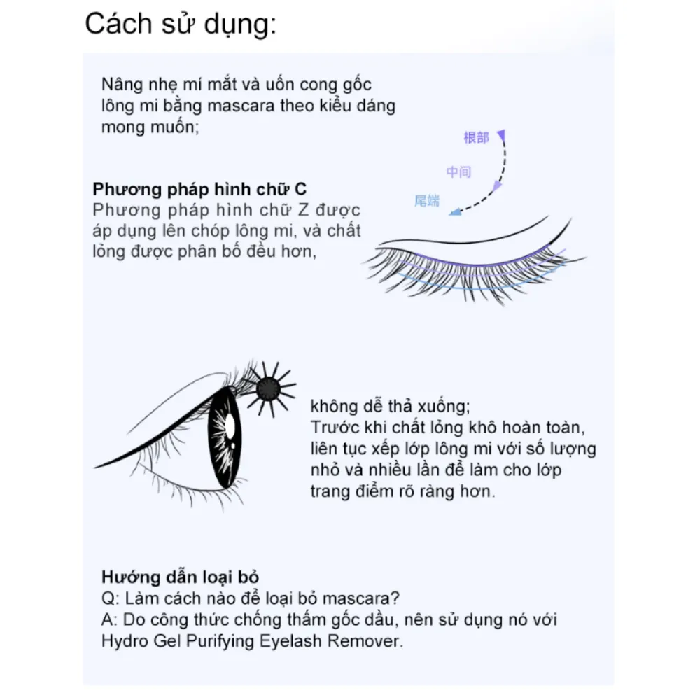 Mascara dài mi Ukiss Fairy Lengthening 5g