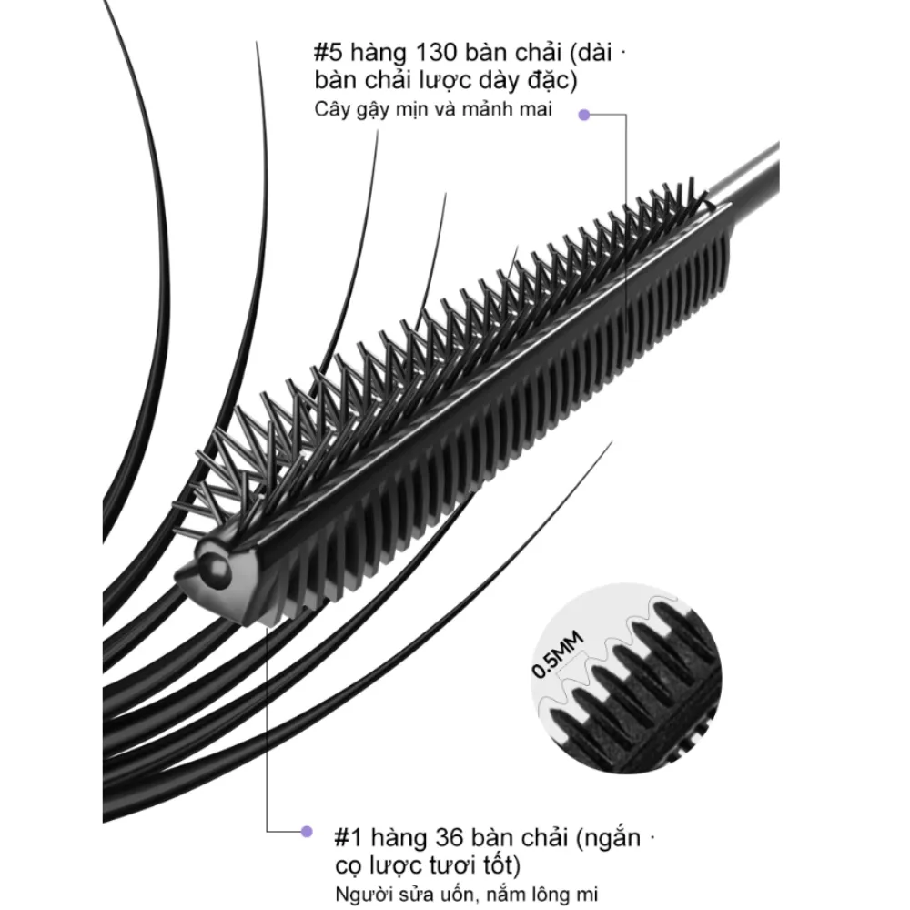 Mascara dài mi Ukiss Fairy Lengthening 5g