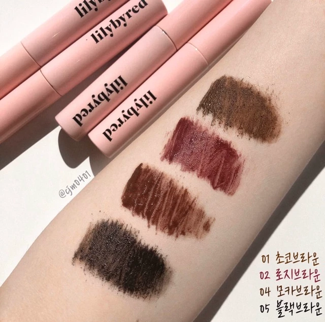 Mascara Lilybyred lâu trôi giữ cong mi màu 05 nâu đen 6g