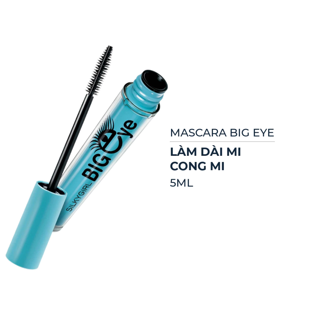 Mascara Silkygirl Big Eye làm dài và cong mi 5ml