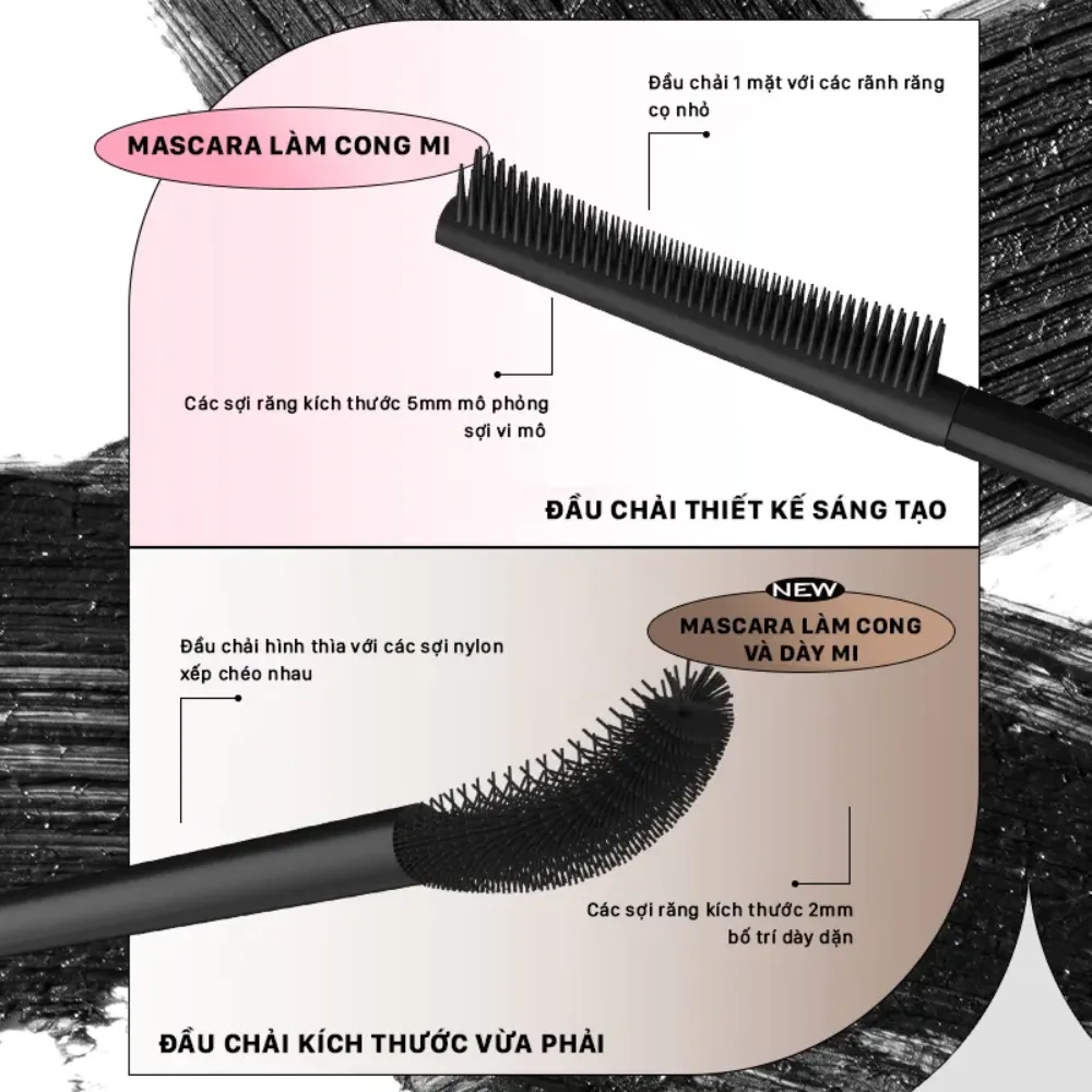 Mascara Ukiss Fireworks Bloom tăng dày và cong mi 6g