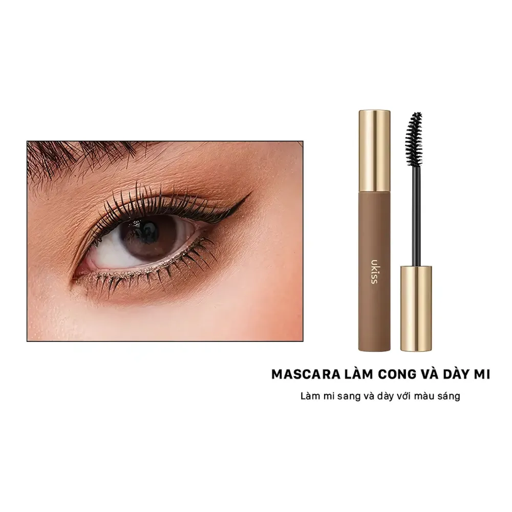 Mascara Ukiss Fireworks Bloom tăng dày và cong mi 6g