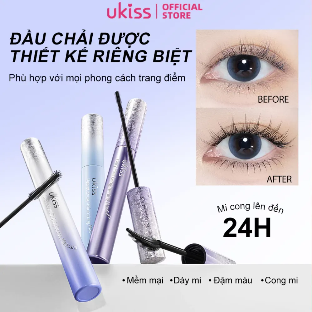 Mascara Ukiss Phoenix Tail Slim Curl 5g