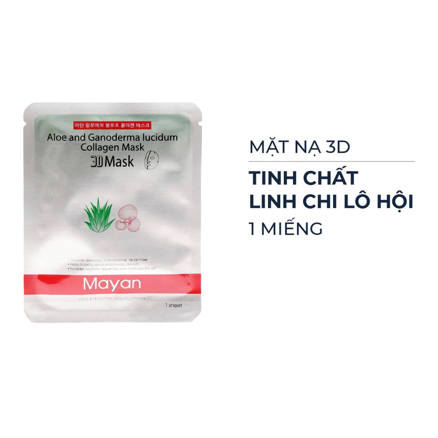 Mặt nạ 3D Mayan Essence Mask chứa tinh chất Collagen ngừa lão hóa da 25ml.