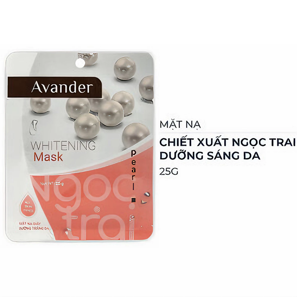 Mặt nạ Avander chiết xuất từ nhiều thành phần dưỡng sáng da 25g.