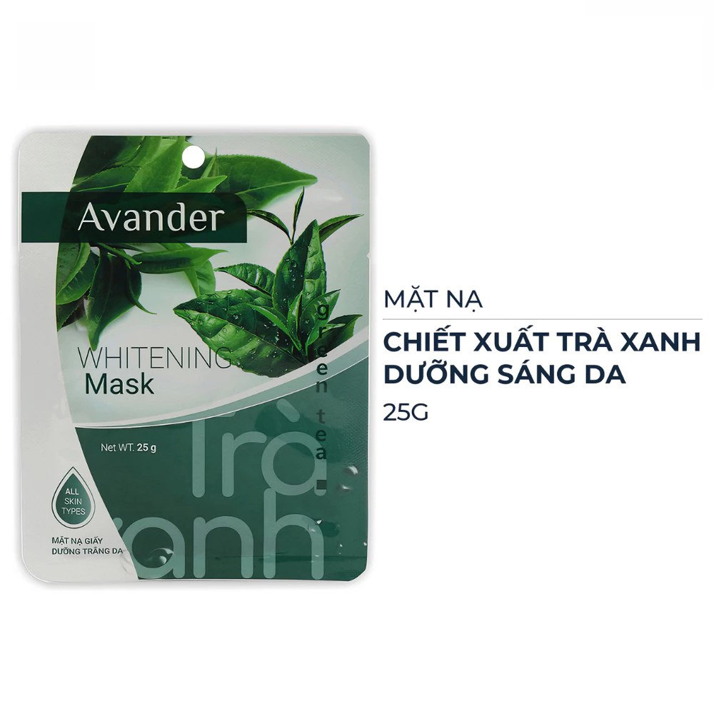Mặt nạ Avander chiết xuất từ nhiều thành phần dưỡng sáng da 25g.