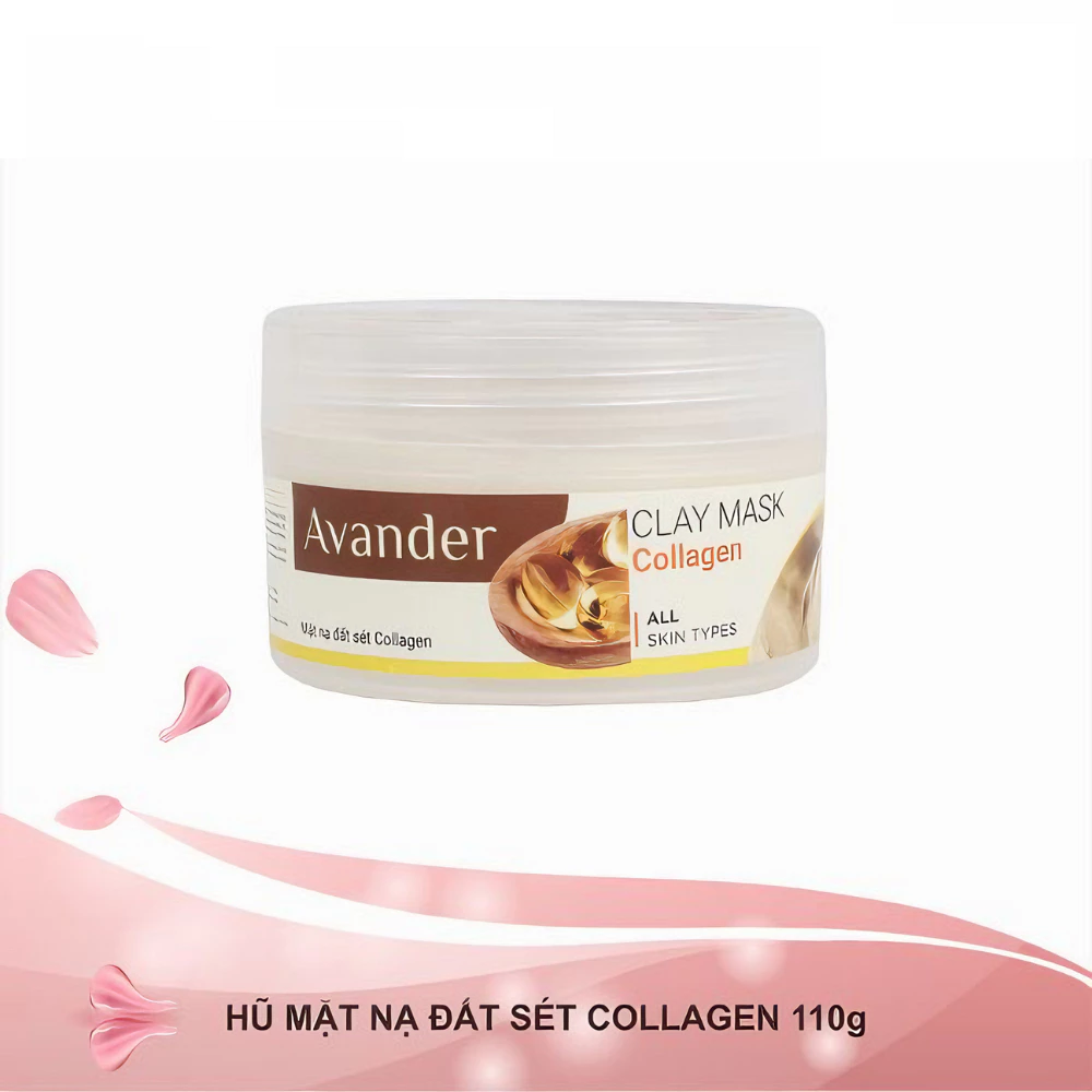 Mặt nạ Avander đất sét Collagen làm căng mịn da 15ml/110g.