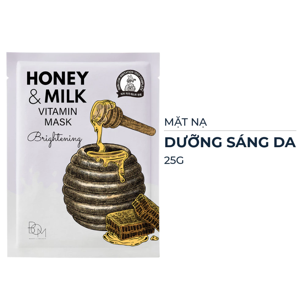 Mặt nạ B.O.M hydrating/brightening/làm dịu và dưỡng da 25g