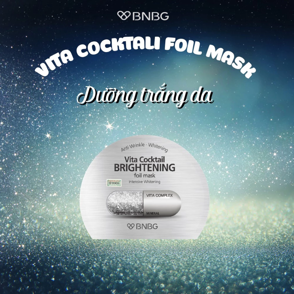 Mặt nạ BNBG dưỡng sáng/dưỡng ẩm/mờ thâm nám 30ml