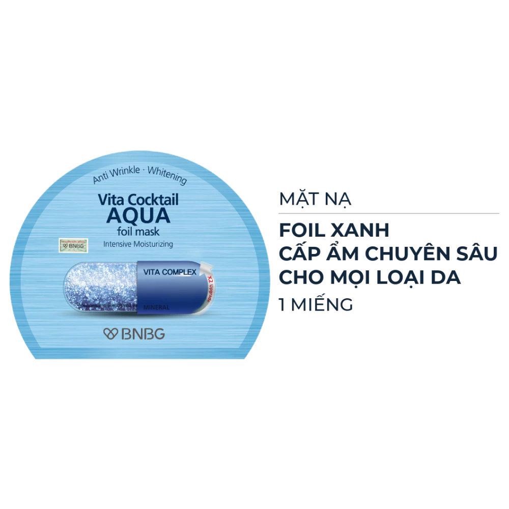 Mặt nạ BNBG dưỡng sáng/dưỡng ẩm/mờ thâm nám 30ml