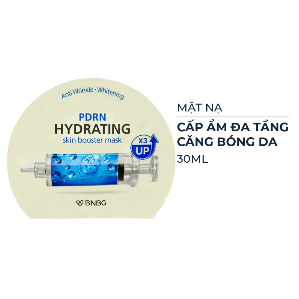Mặt nạ BNBG PDRN cấp ẩm đa tầng, căng bóng da 30ml