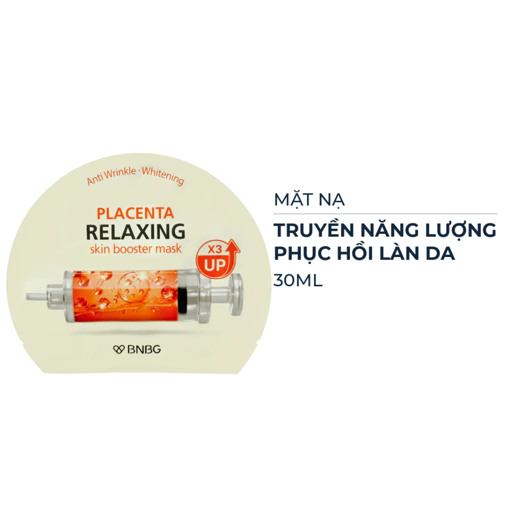 Mặt nạ BNBG Placenta truyền năng lượng, phục hồi da 30ml