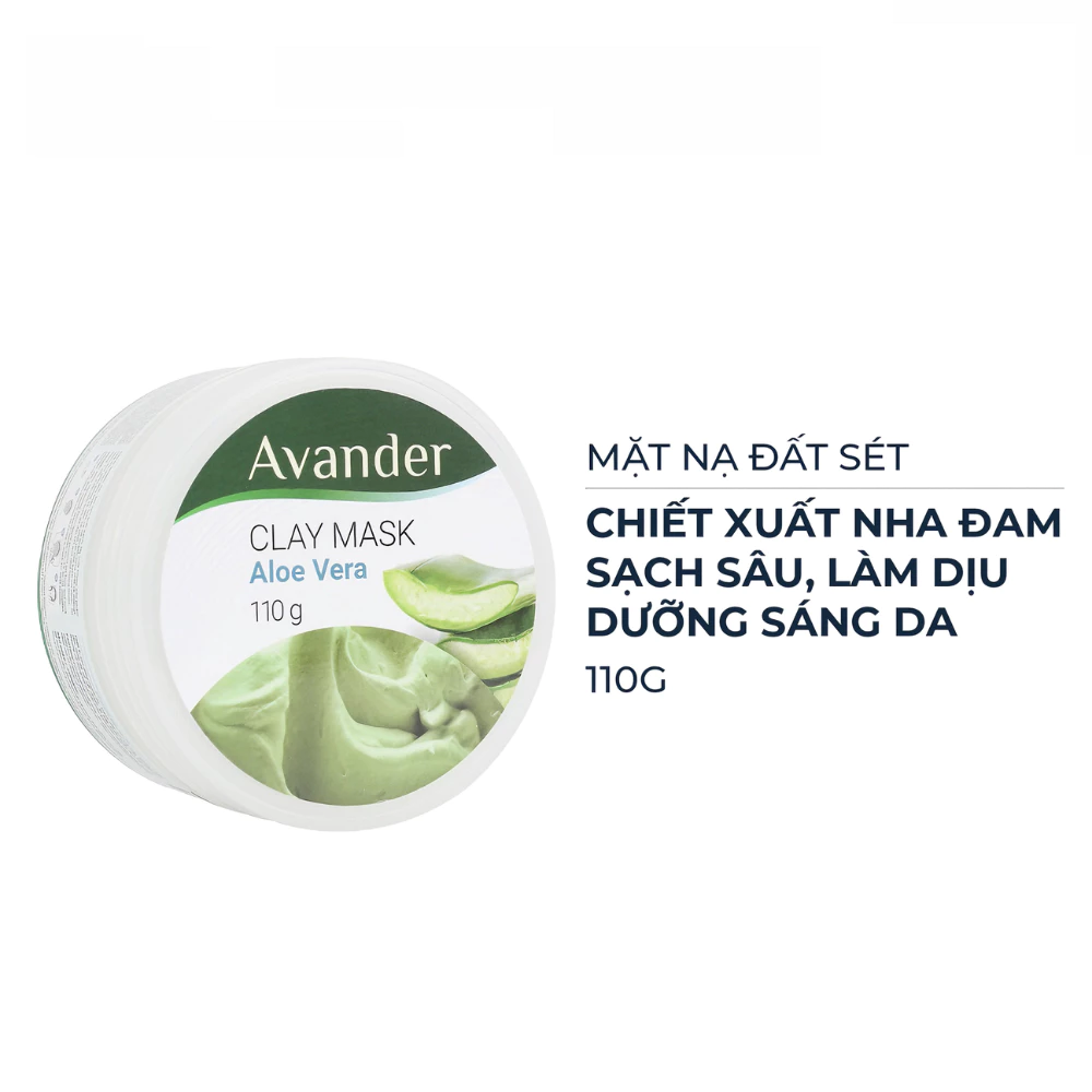 Mặt nạ đất sét Avander Nha Đam dưỡng sáng, dịu da 15ml/100ml.
