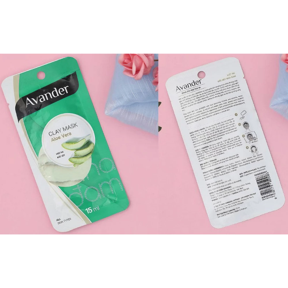 Mặt nạ đất sét Avander Nha Đam dưỡng sáng, dịu da 15ml/100ml.