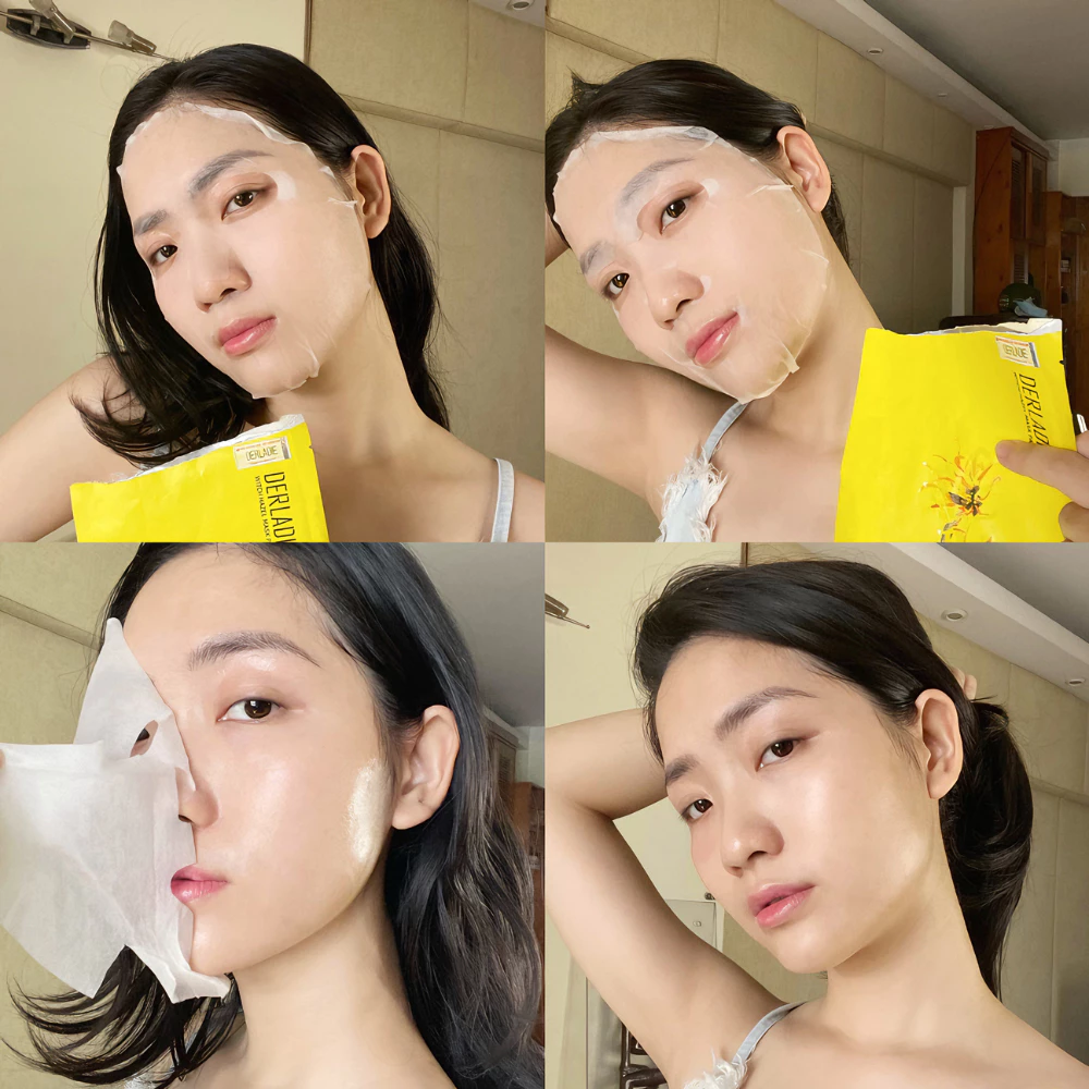 Mặt nạ Derladie cây Phỉ giảm mụn, dưỡng sáng da 30ml