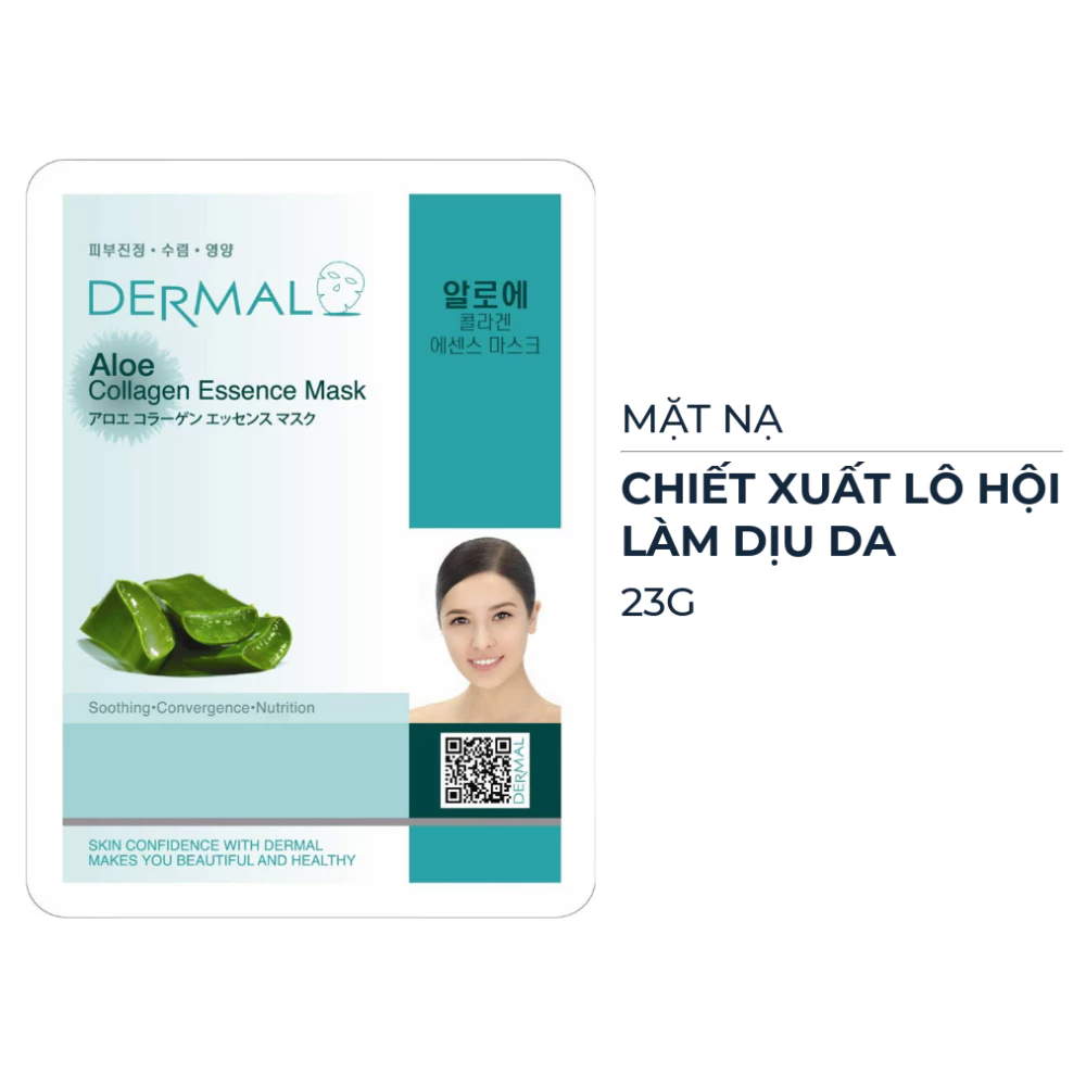 Mặt nạ dưỡng da Dermal chiết xuất nhiều loại 23g