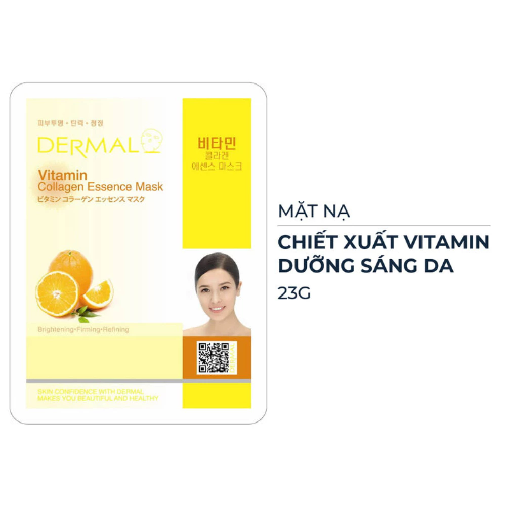 Mặt nạ dưỡng da Dermal chiết xuất nhiều loại 23g