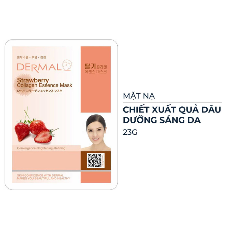 Mặt nạ dưỡng da Dermal chiết xuất nhiều loại 23g