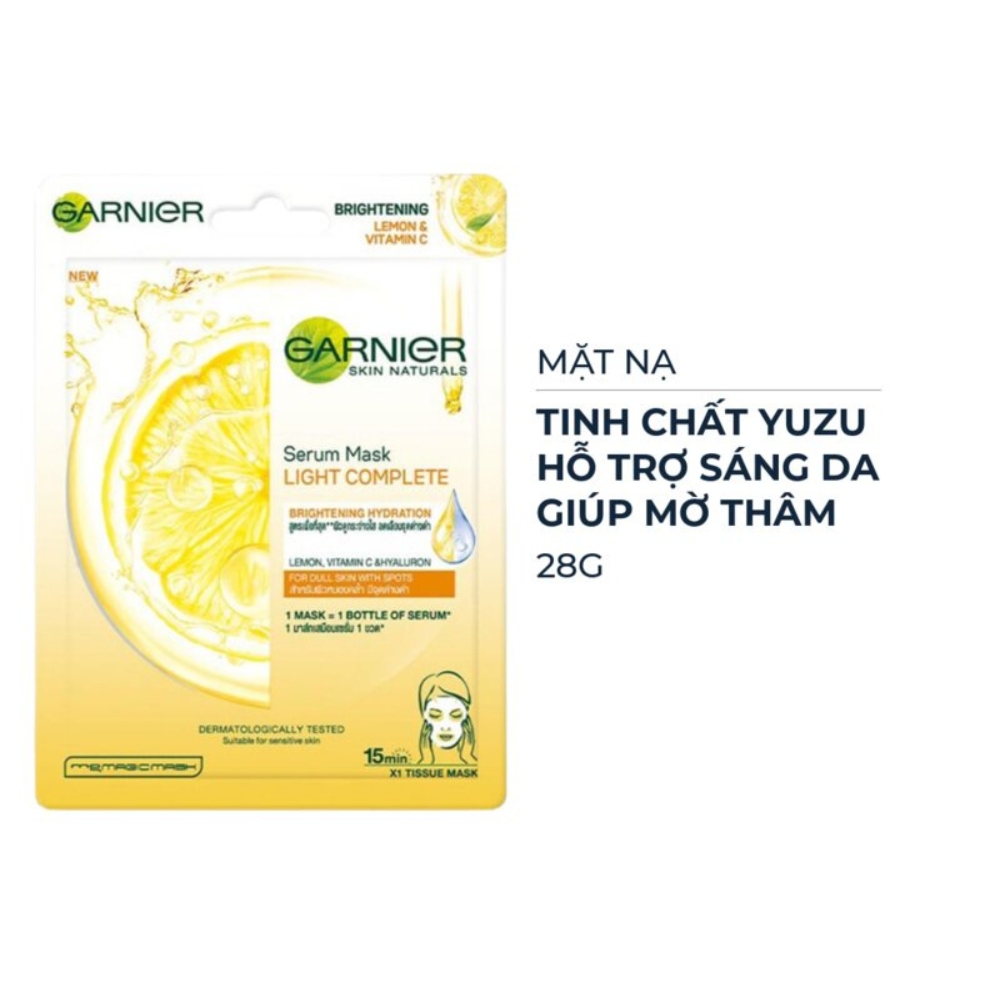 Mặt nạ Garnier nhiều loại 23g