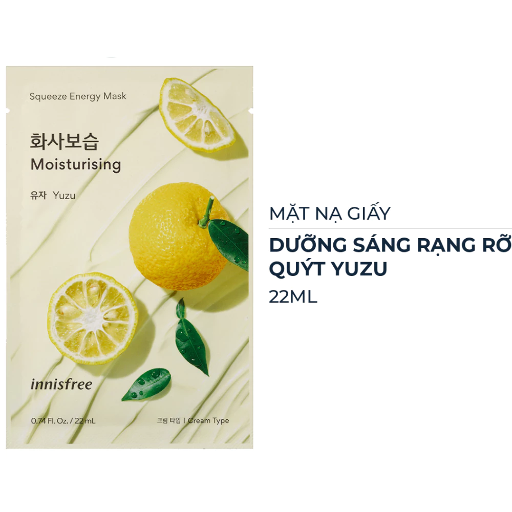 Mặt nạ giấy Innisfree nhiều loại 20 - 22ml