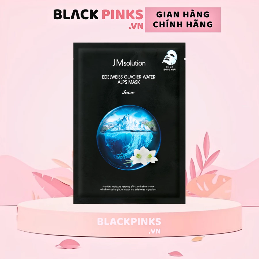 Mặt nạ JMsolution hoa trà iceland dưỡng sáng chuyên sâu/hoa nhung tuyết dưỡng ẩm/hoa cúc alaska cấp ẩm chuyên sâu 30ml