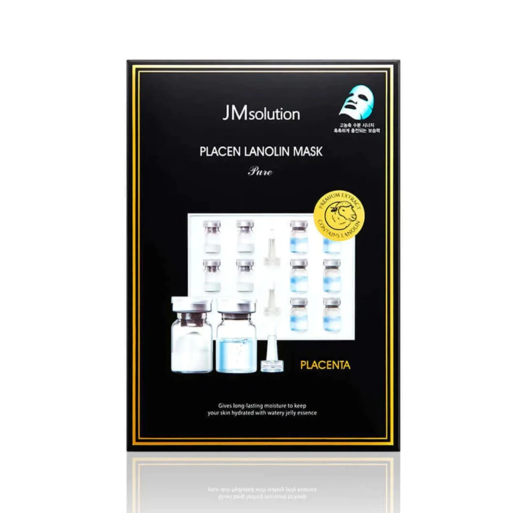 Mặt nạ JMsolution Lanolin dưỡng da đều màu, rạng rỡ/Collagen dưỡng da săn chắc, đàn hồi 30ml
