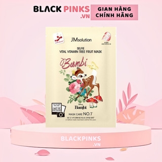 Mặt nạ JMsolution Selfie Mask chiết xuất tràm trà/hoa cúc/collagen/trái cây vitamin/lựu/hoa hồng và cây phục sinh 30ml