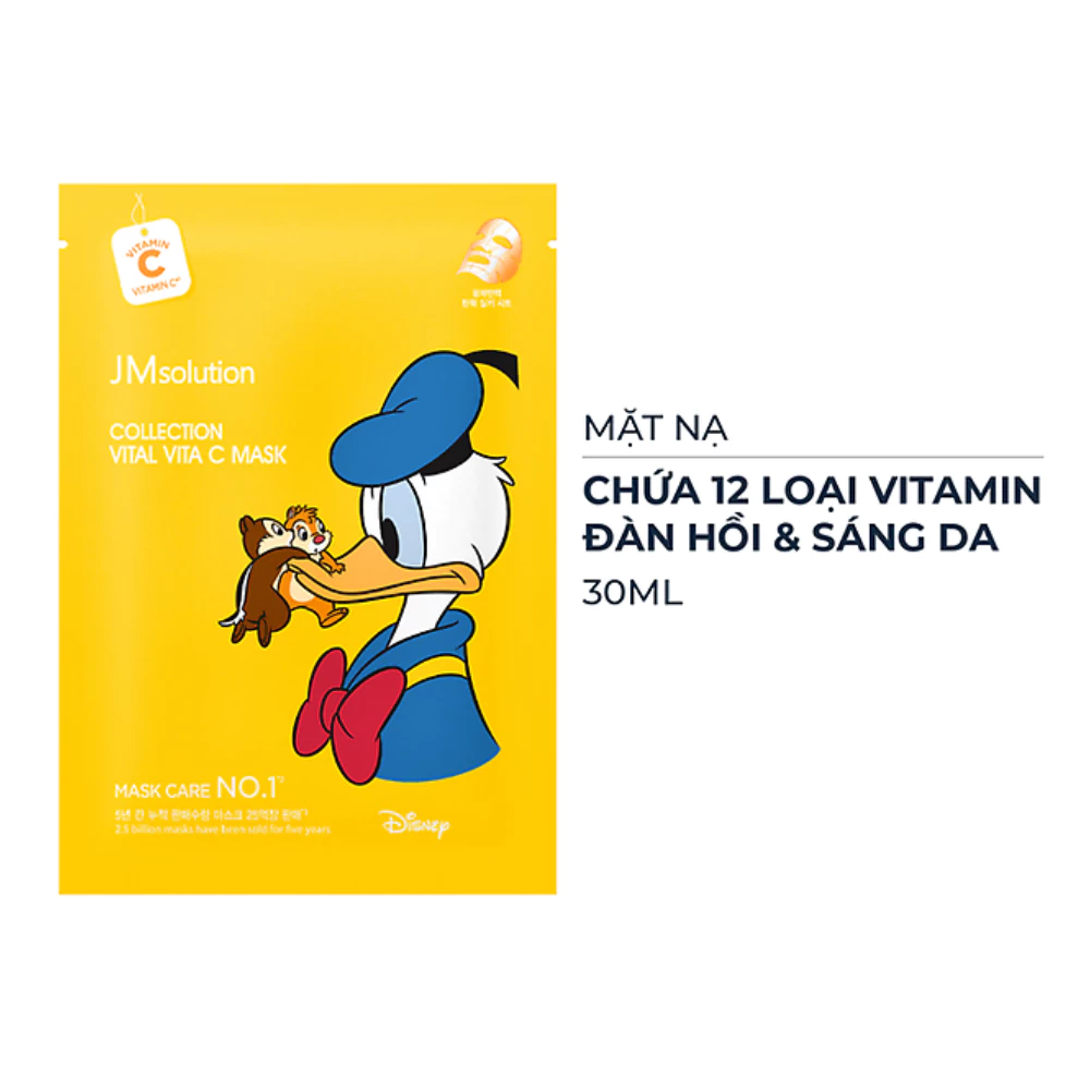 Mặt nạ JMsolution thanh yên & mật ong cấp ẩm, sáng da/vitamin đàn hồi & dưỡng sáng da/retinol ngăn ngừa lão hóa da 30ml