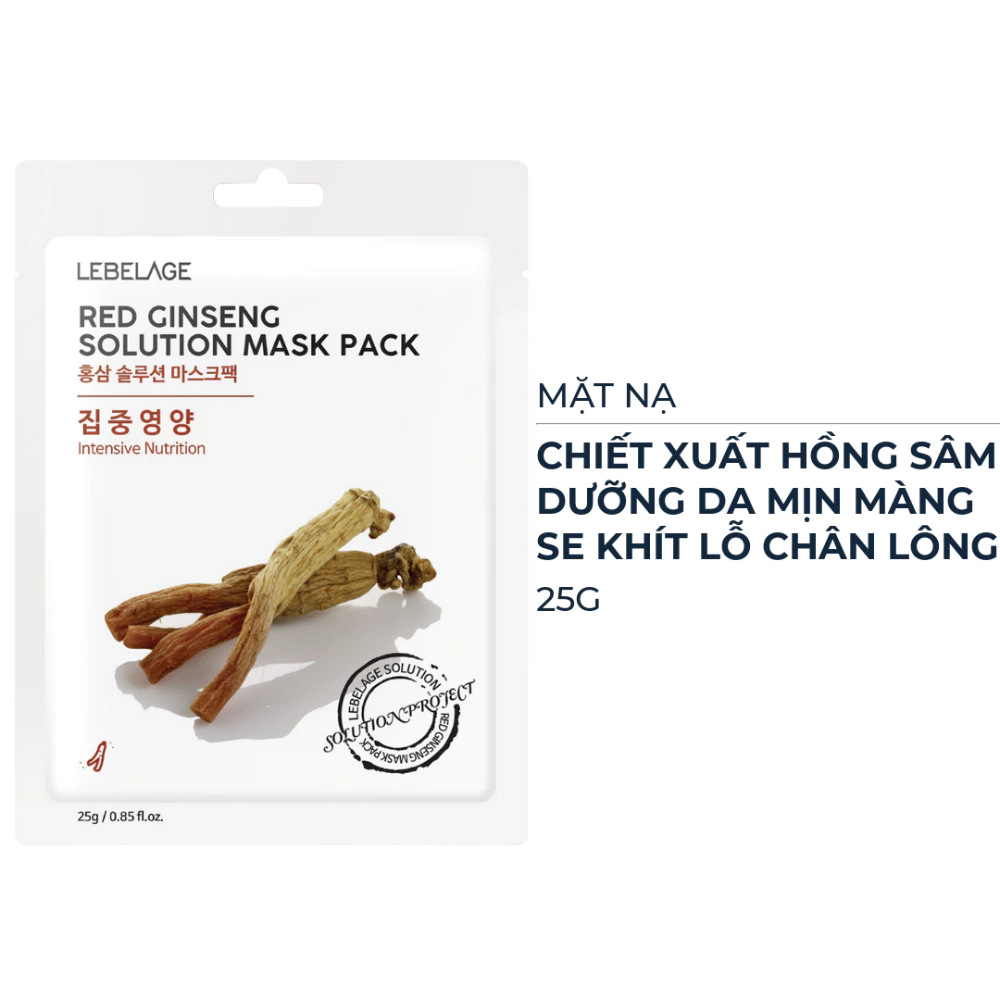Mặt nạ Lebelage nhiều loại 25g