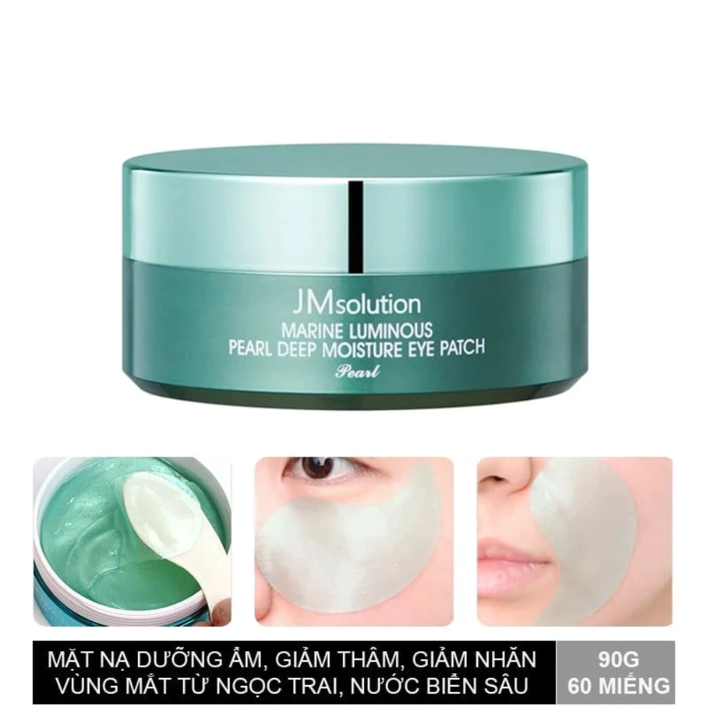 Mặt nạ mắt JMsolution ngọc trai mờ quầng thâm, nếp nhăn 90g