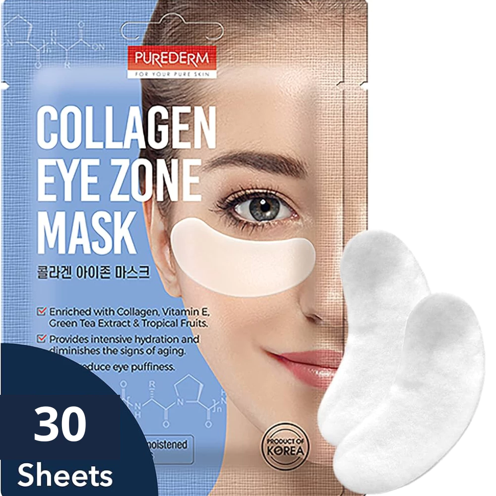 Mặt nạ mắt Purederm Collagen cấp ẩm, ngừa lão hoá 30 miếng