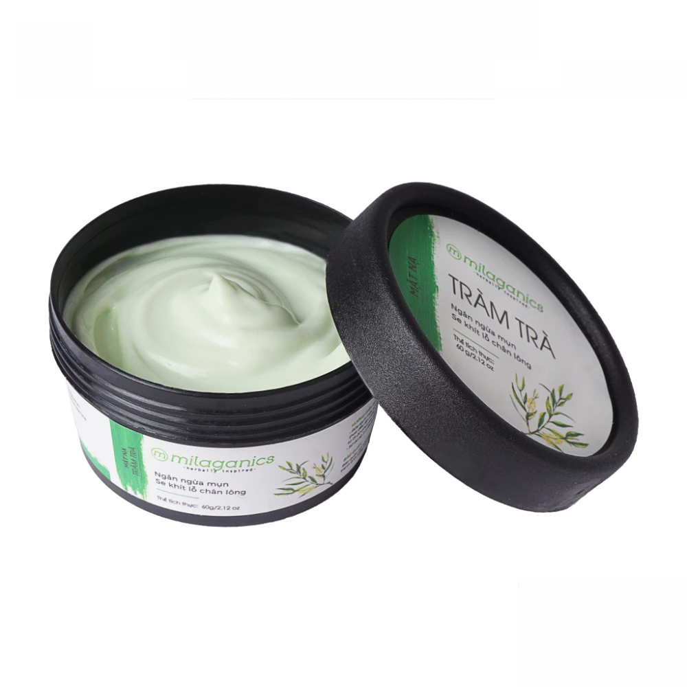 Mặt nạ Milaganics Tràm Trà ngừa mụn, se lỗ chân lông 60g